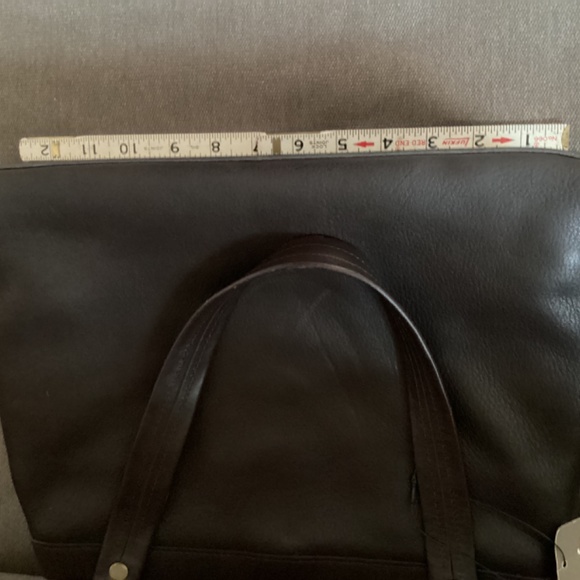 NWT Jones of New York  Dark Brown soft leather handbag - Picture 11 of 14